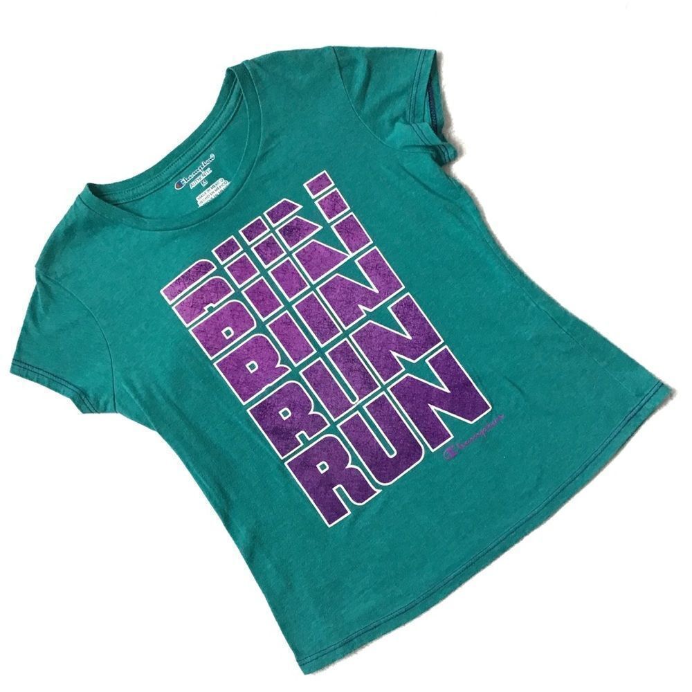 Champion Run Graphic Cap Sleeve T Shirt